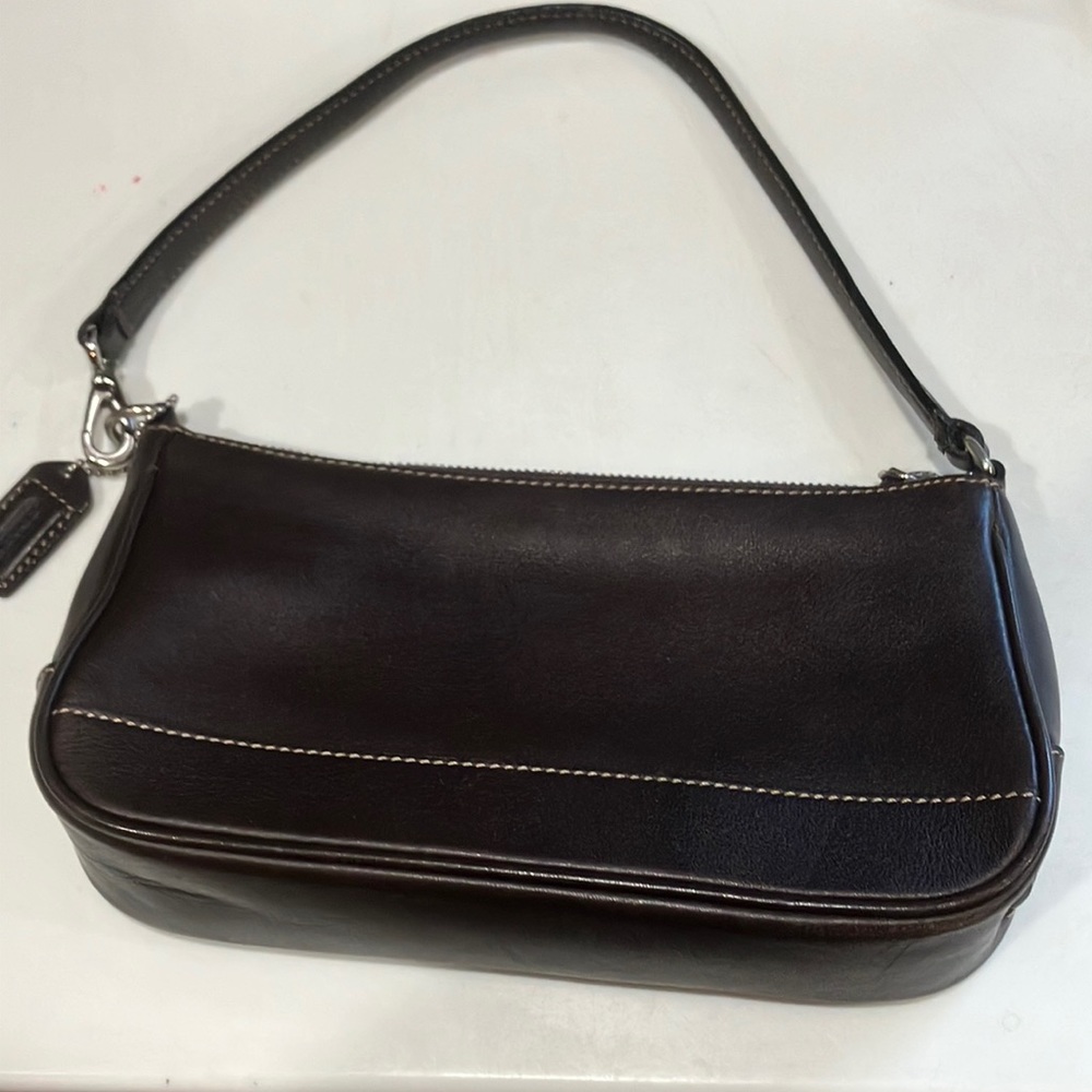 Coach espresso vintage shoulder bag